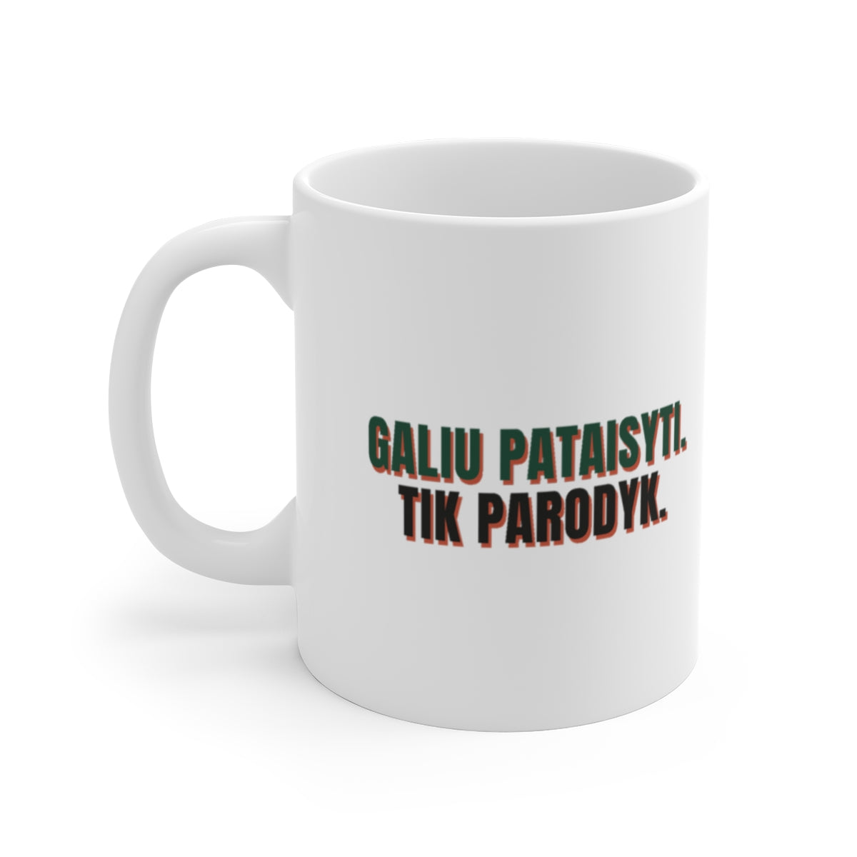 Puodelis „Galiu pataisyti. Tik parodyk.“