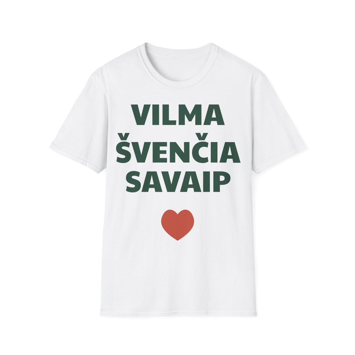 Vilma švenčia savaip — Marškinėliai, spauda priekyje