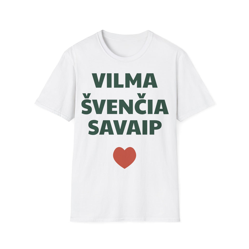 Vilma švenčia savaip — Marškinėliai, spauda priekyje