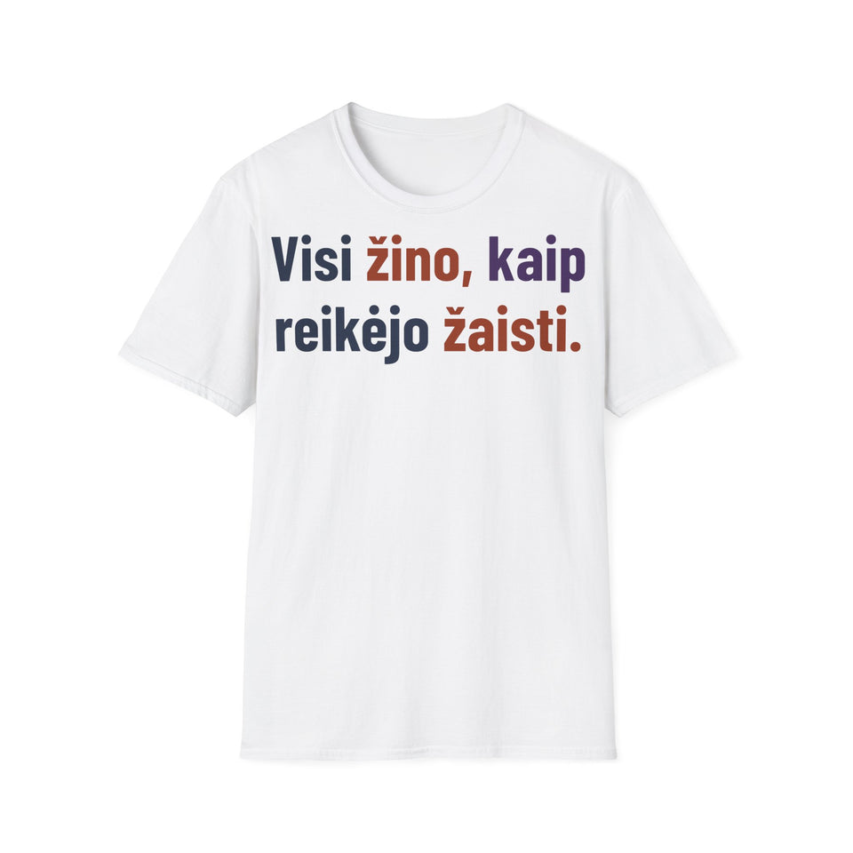 Visi žino, kaip reikėjo žaisti.