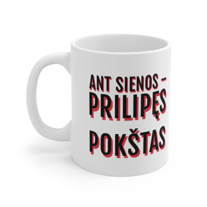 Ant sienos – prilipęs pokštas