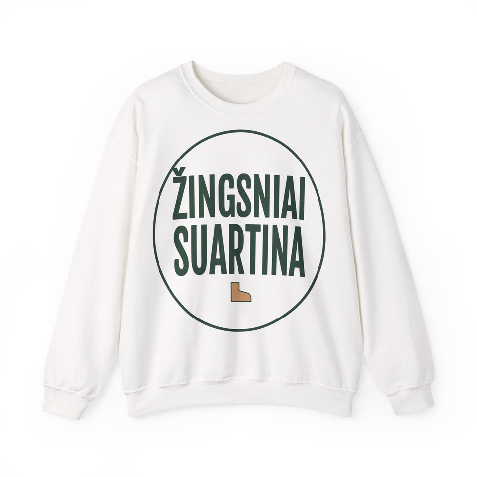 Žingsniai suartina.