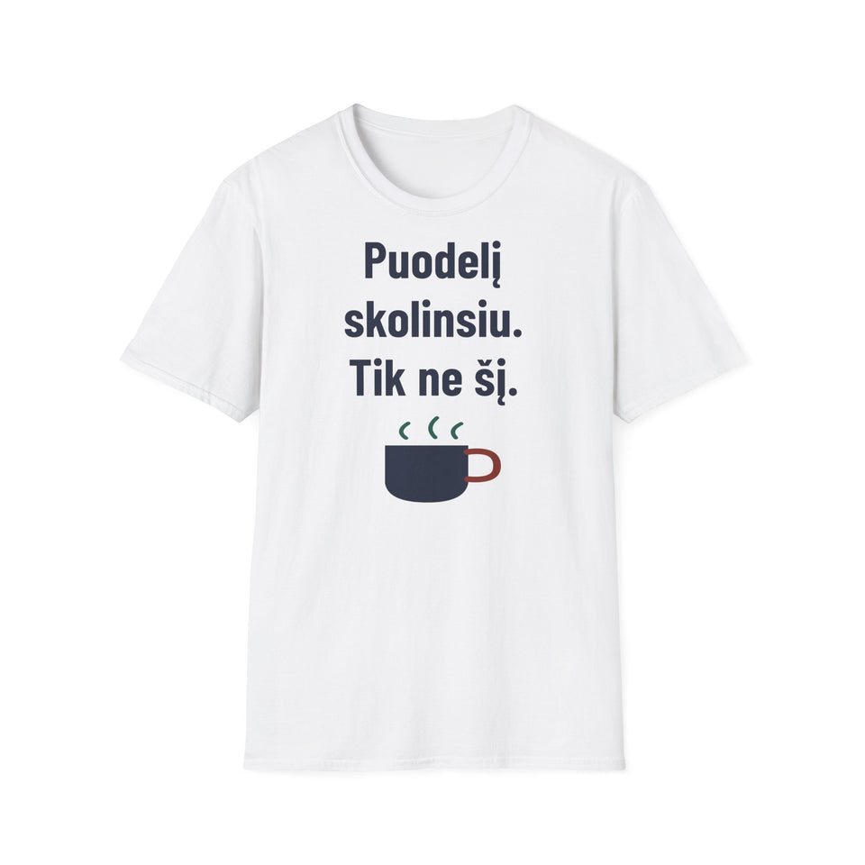 Puodelį skolinsiu. Tik ne šį.