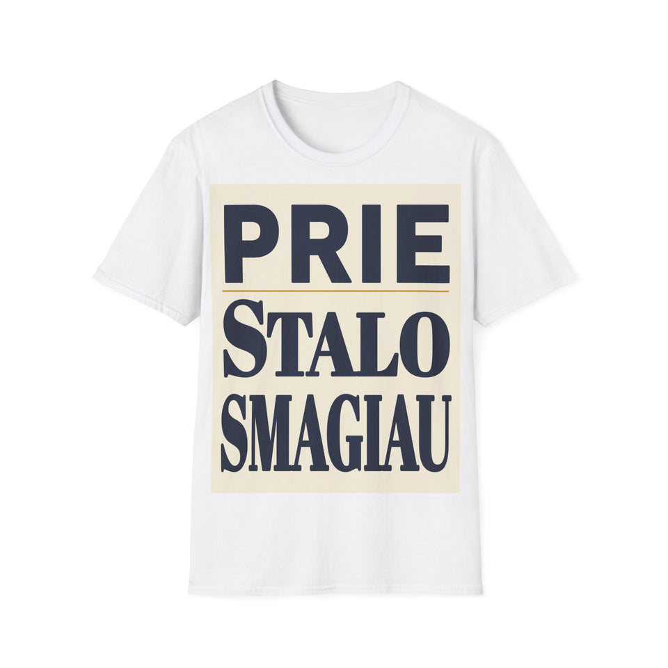 Prie stalo smagiau.