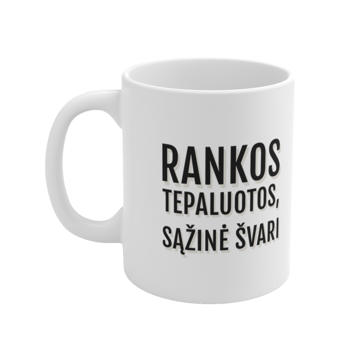Rankos tepaluotos, sąžinė švari