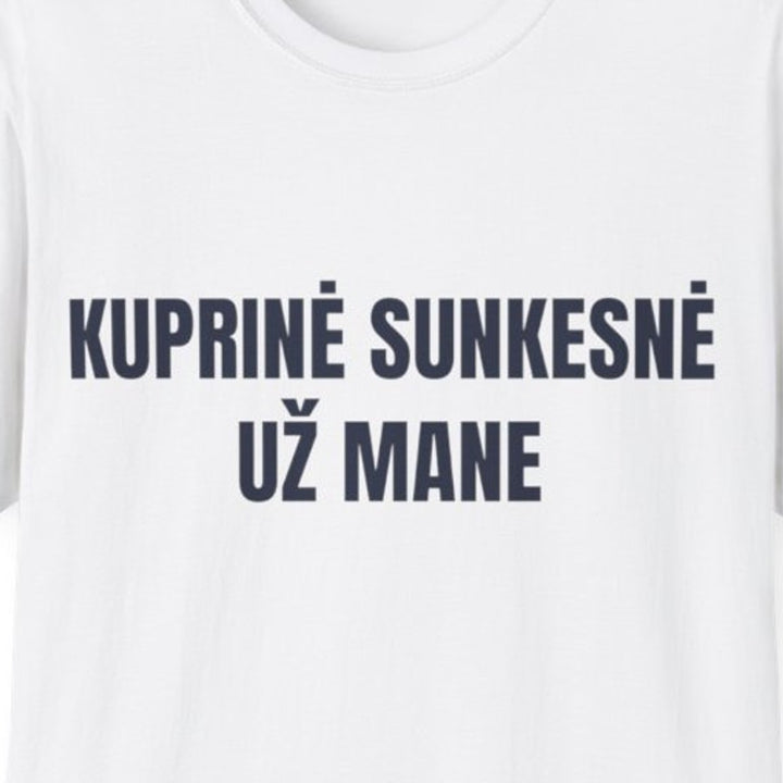 Kuprinė sunkesnė už mane