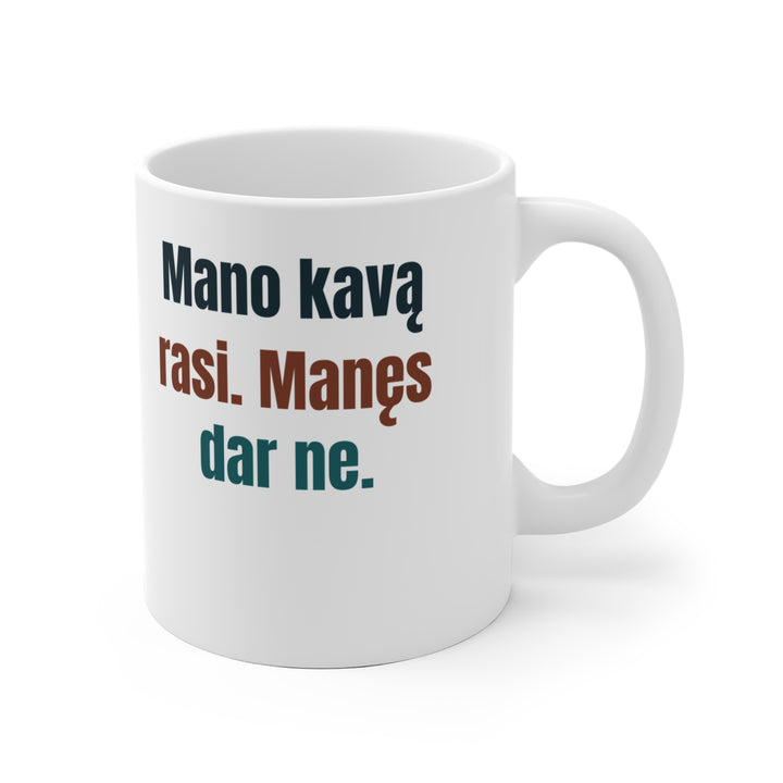 Mano kava jau pabudo. Aš – dar ne.