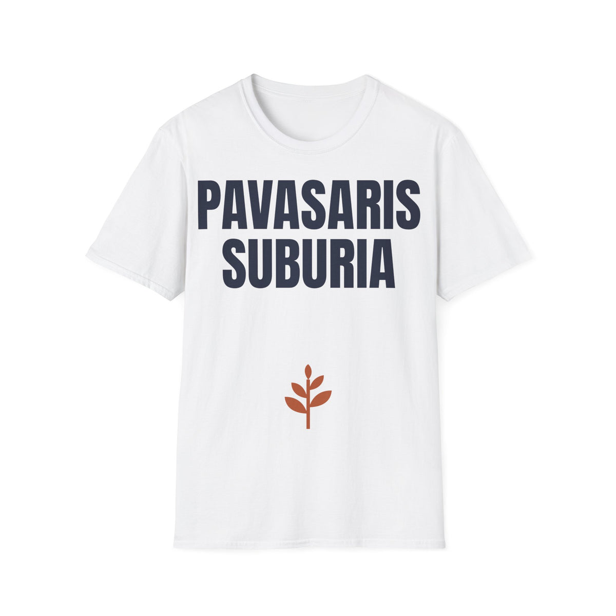 Pavasaris suburia — Marškinėliai, spaudos vaizdas