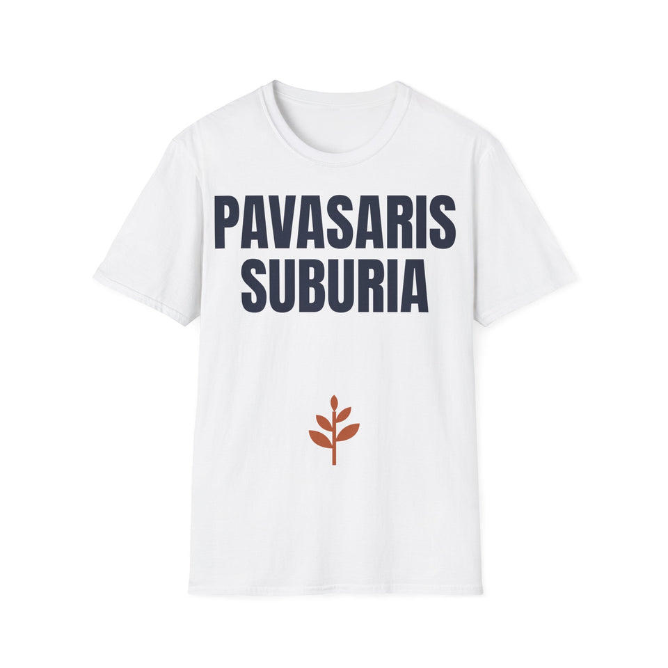 Pavasaris suburia — Marškinėliai, spaudos vaizdas
