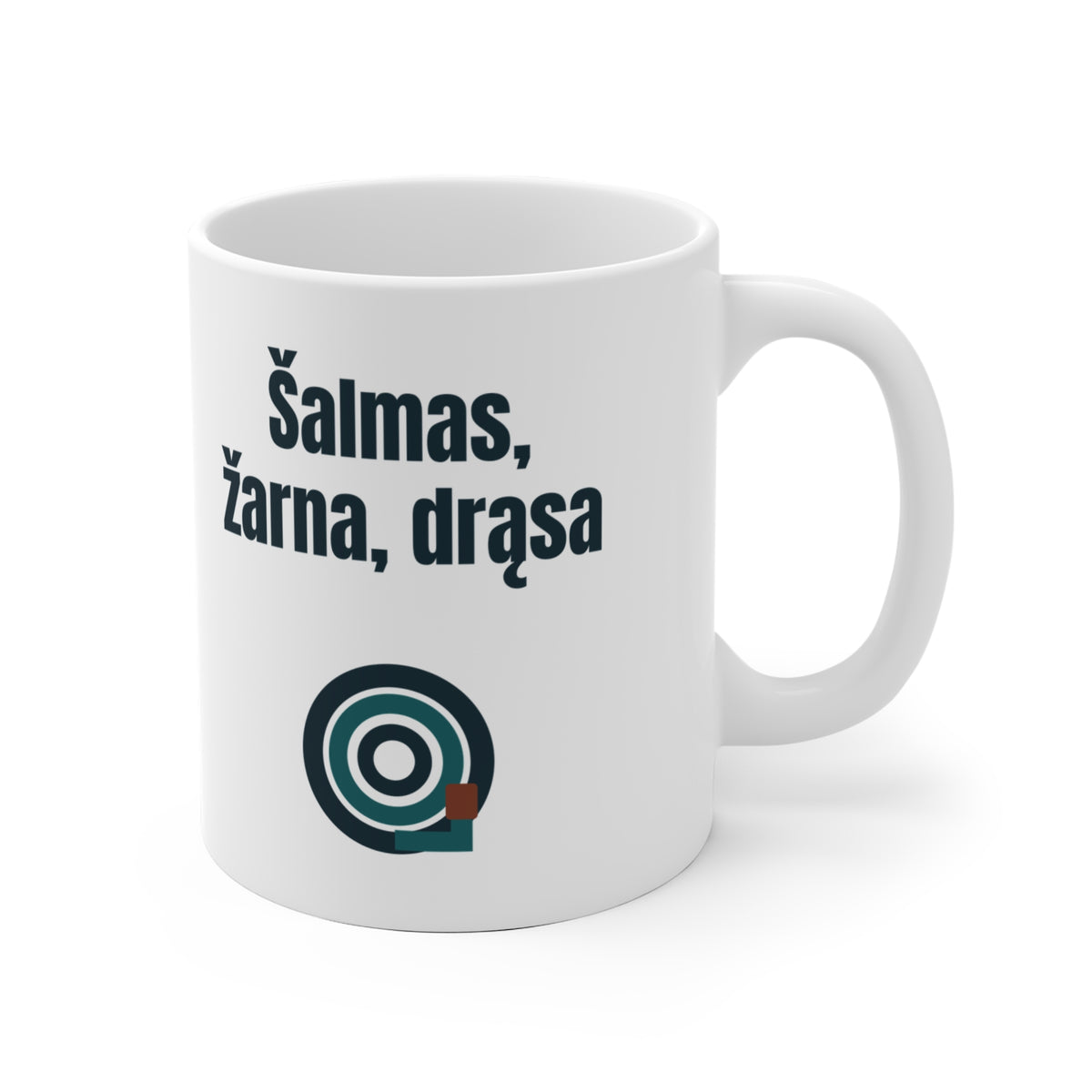Šalmas, žarna, drąsa