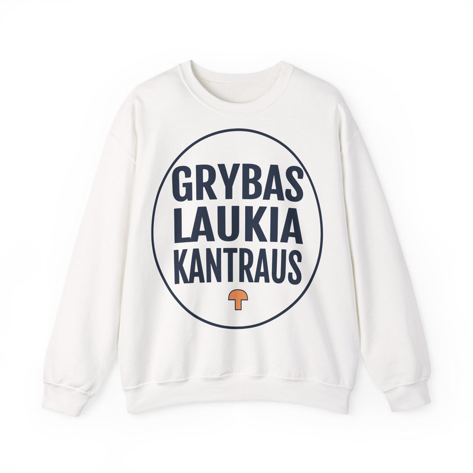 Grybas laukia kantraus.