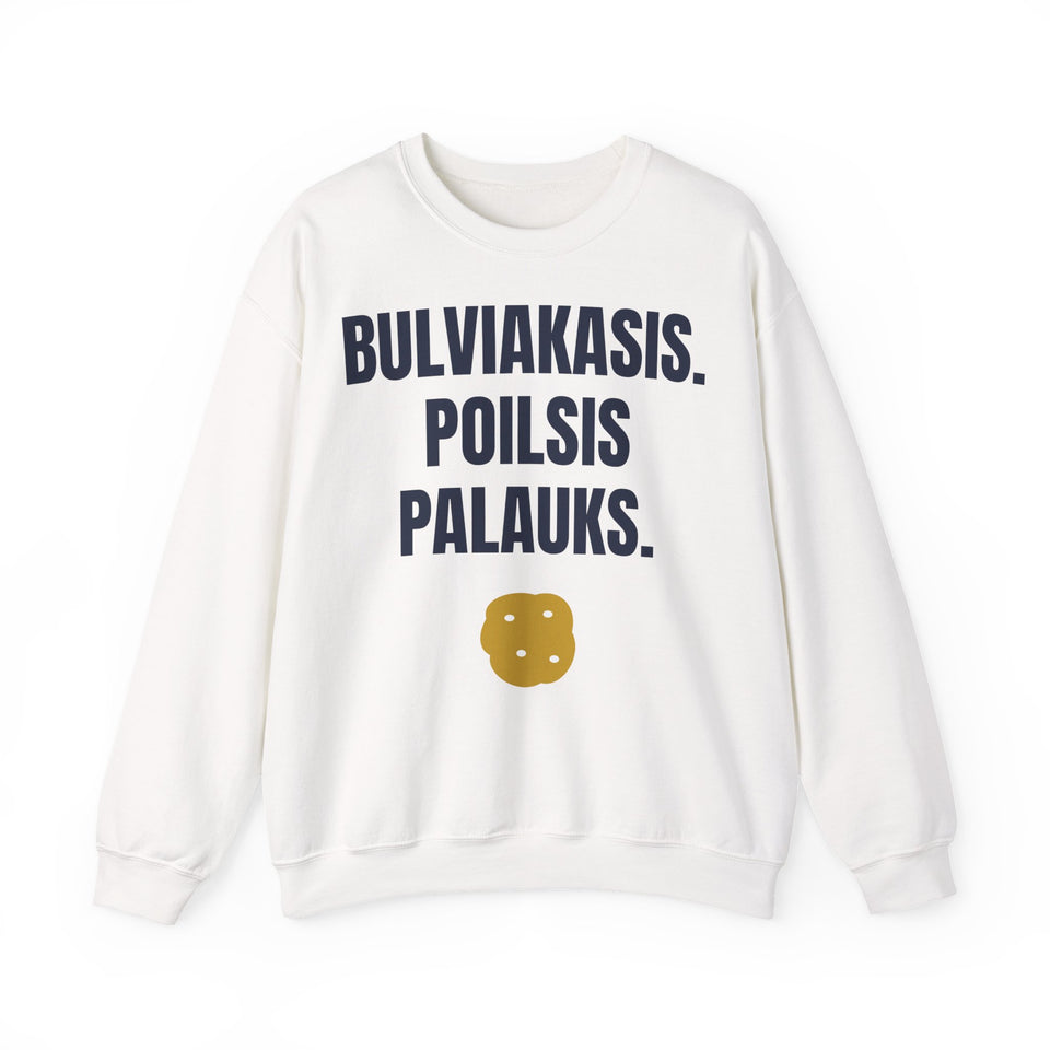 Bulviakasis. Poilsis palauks. — Džemperis, spauda priekyje