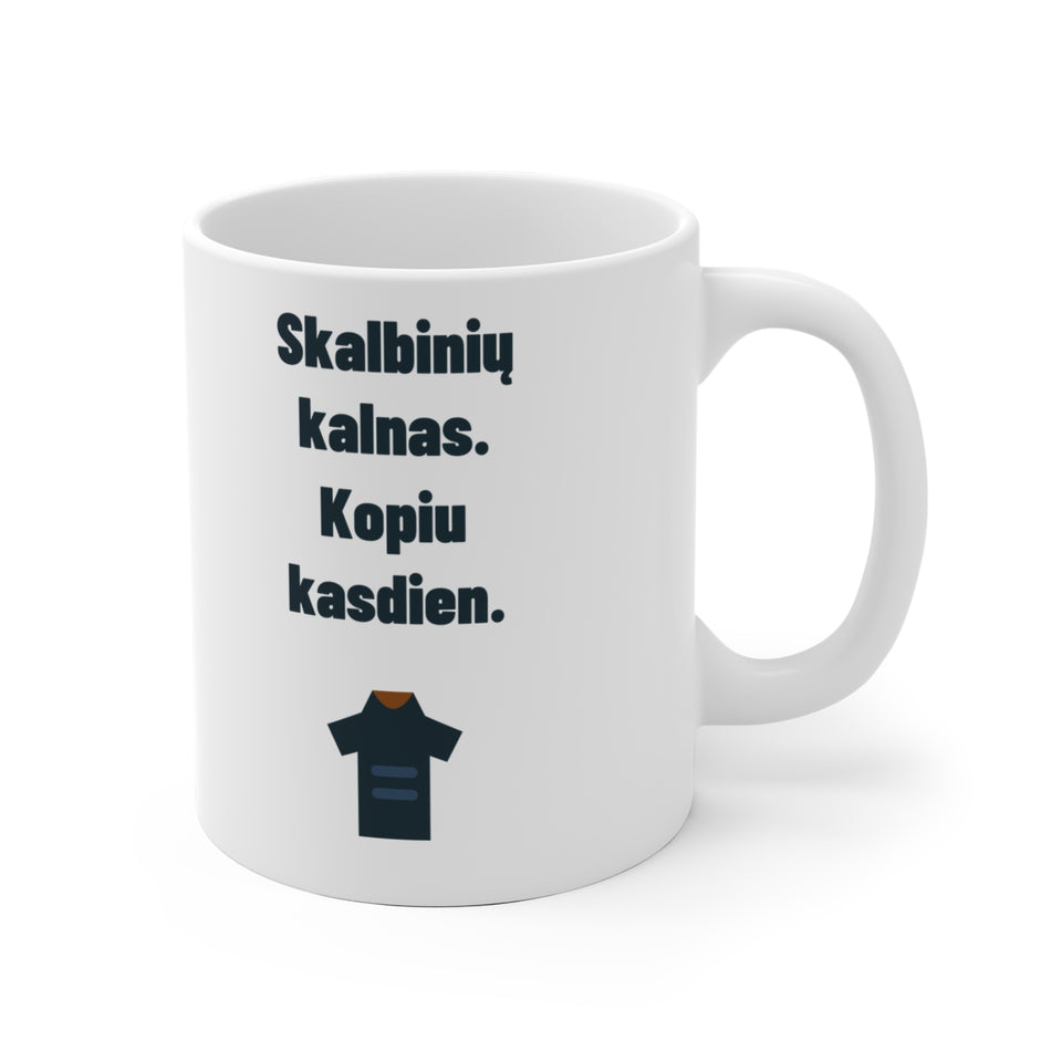 Skalbinių kalnas. Kopiu kasdien.