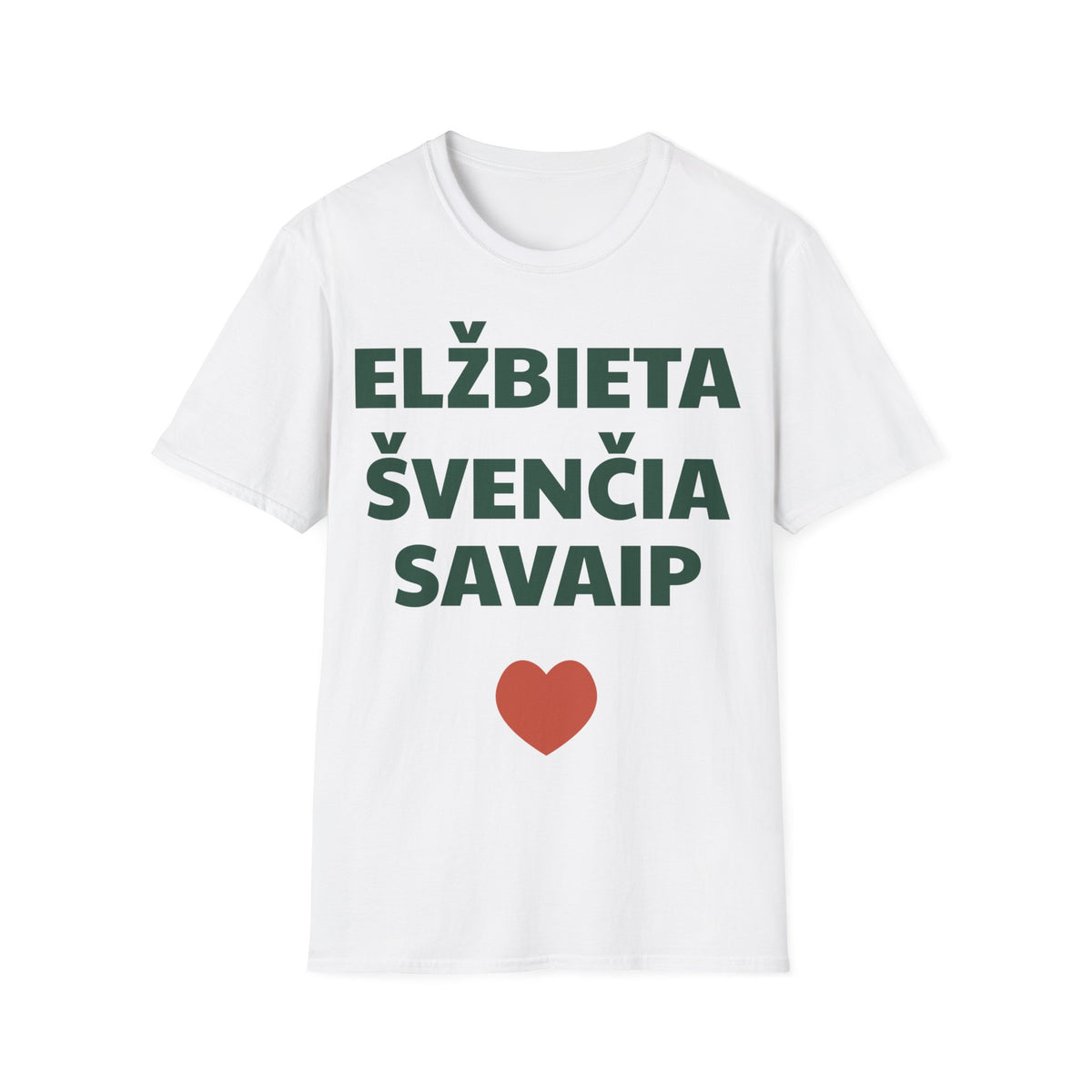 Elžbieta švenčia savaip — Marškinėliai, spauda priekyje