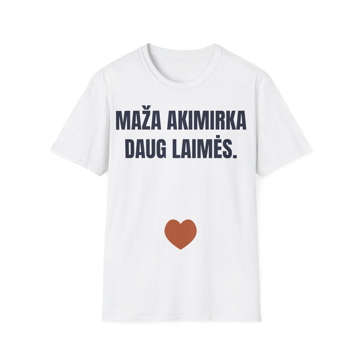 Maža akimirka. Daug laimės.