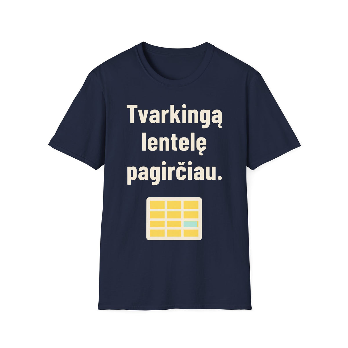Tvarkinga lentelė – mano meilės kalba.