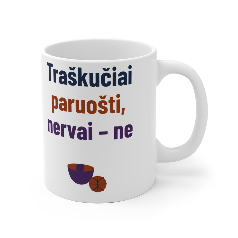 Traškučiai paruošti, nervai – ne