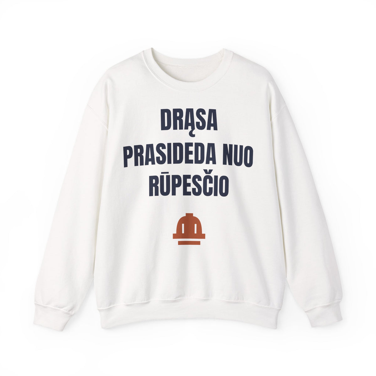 Drąsa prasideda nuo rūpesčio — Džemperis, spaudos vaizdas