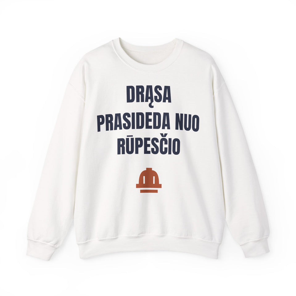 Drąsa prasideda nuo rūpesčio — Džemperis, spaudos vaizdas