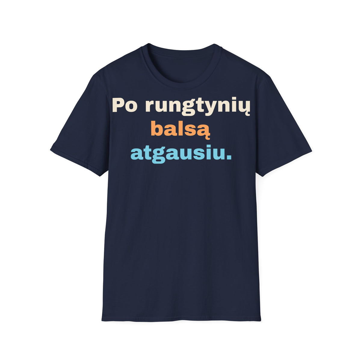 Po rungtynių balsą atgausiu.