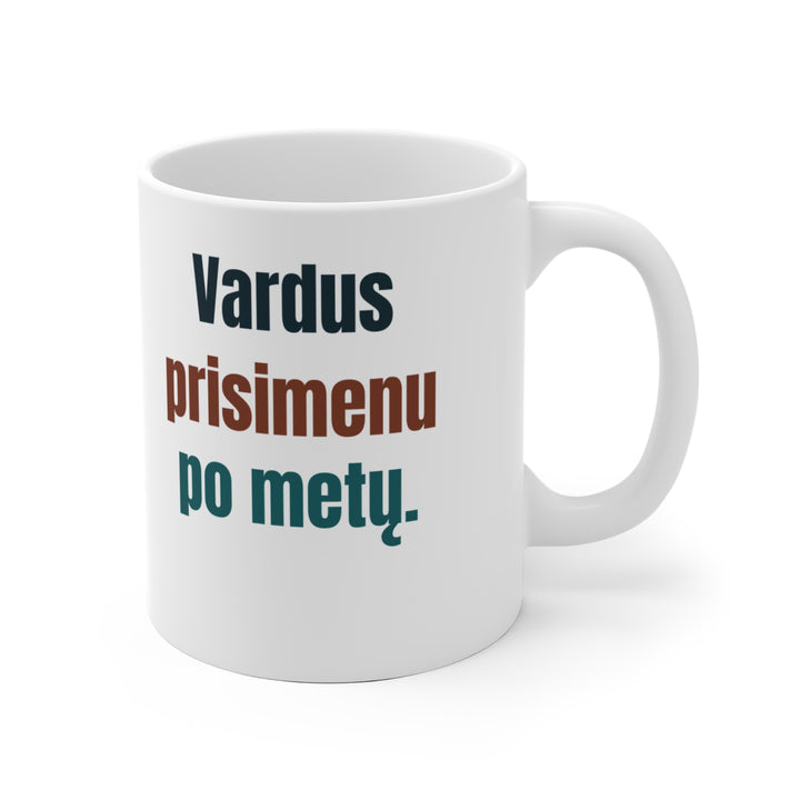 Vardus prisimenu po metų.