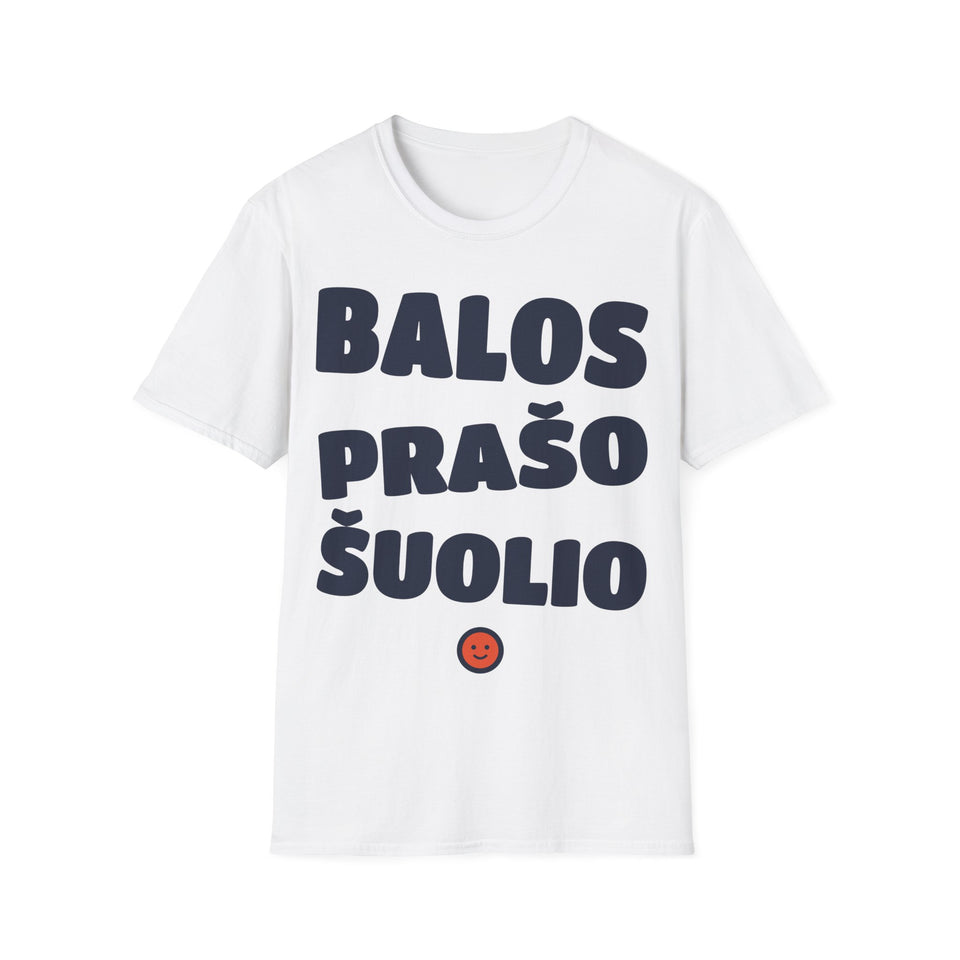 Balos prašo šuolio.
