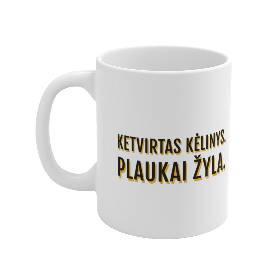 Puodelis „Ketvirtas kėlinys. Plaukai žyla.“ – vaizdas 2