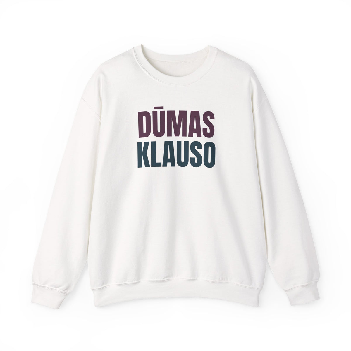 Džemperis be gobtuvo „Dūmas klauso“ — gaminio maketas 1