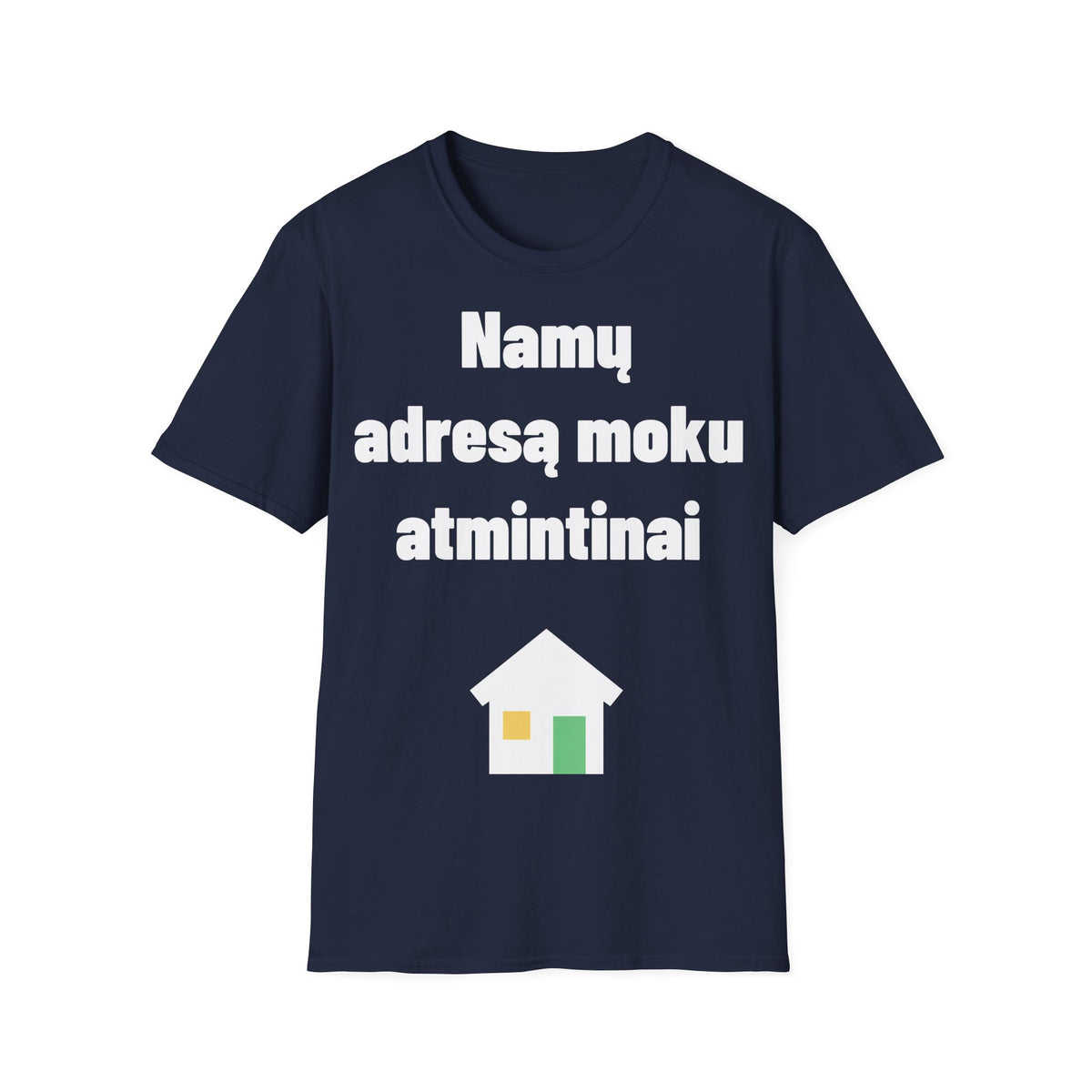 Namų adresą moku atmintinai