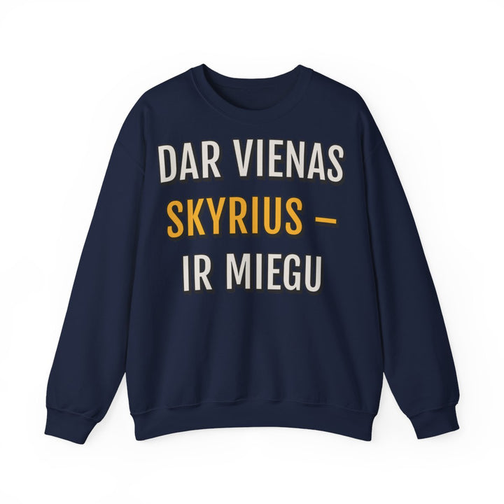 Dar vienas skyrius – ir miegu