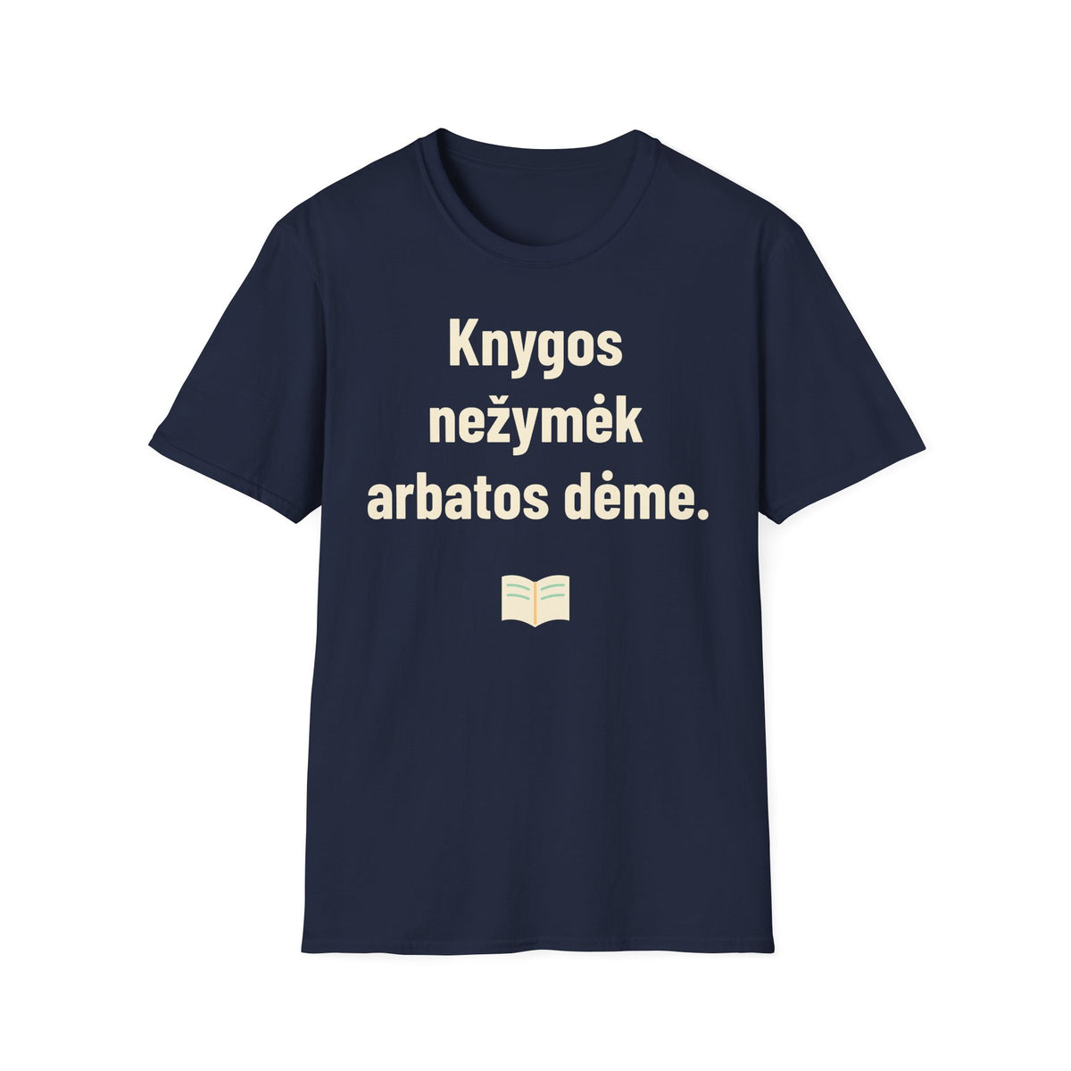 Knygos nežymėk arbatos dėme.