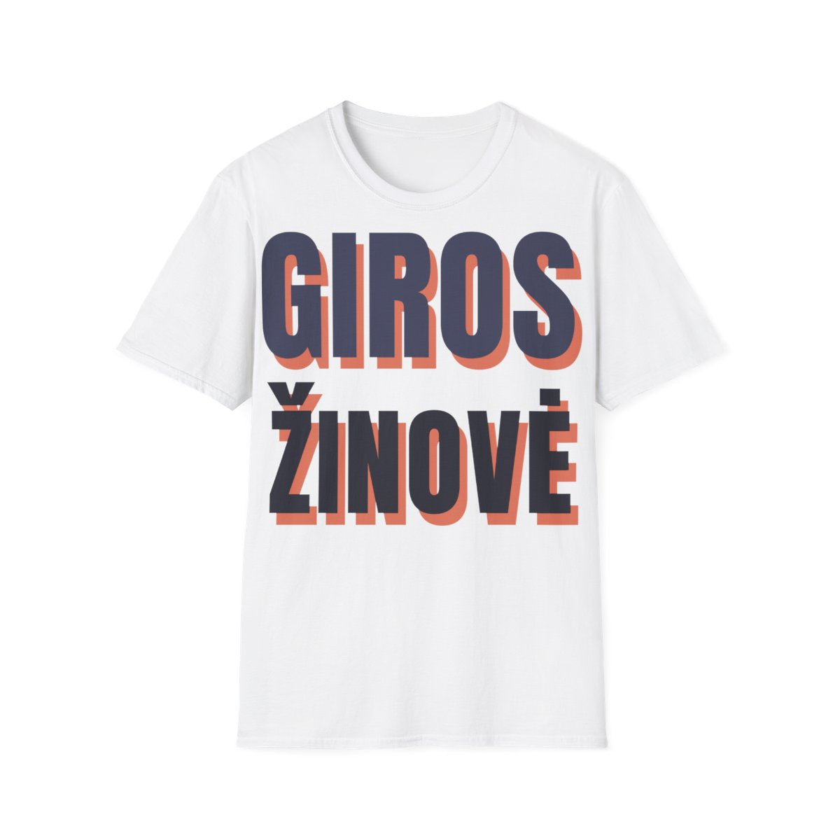 Marškinėliai „Giros žinovė“ – balta