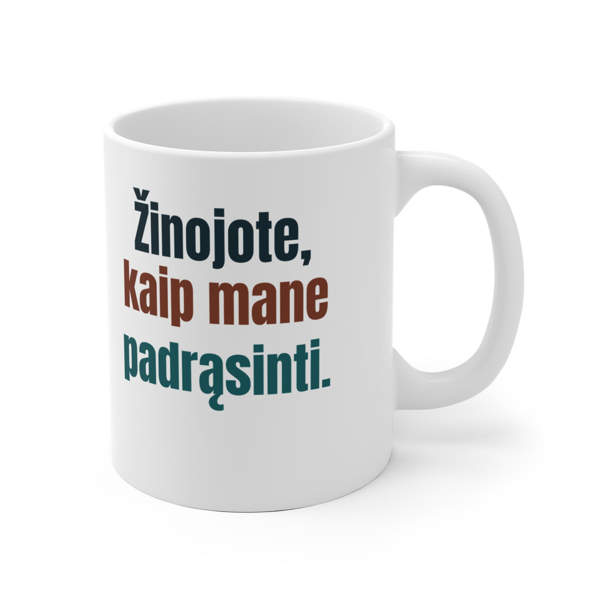 Žinojote, kaip mane padrąsinti.