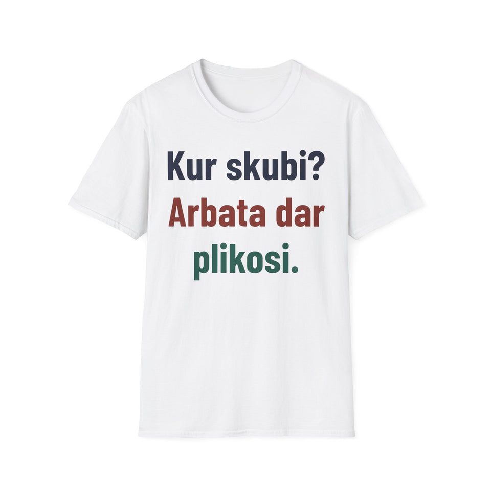 Kur skubi? Arbata dar plikosi.