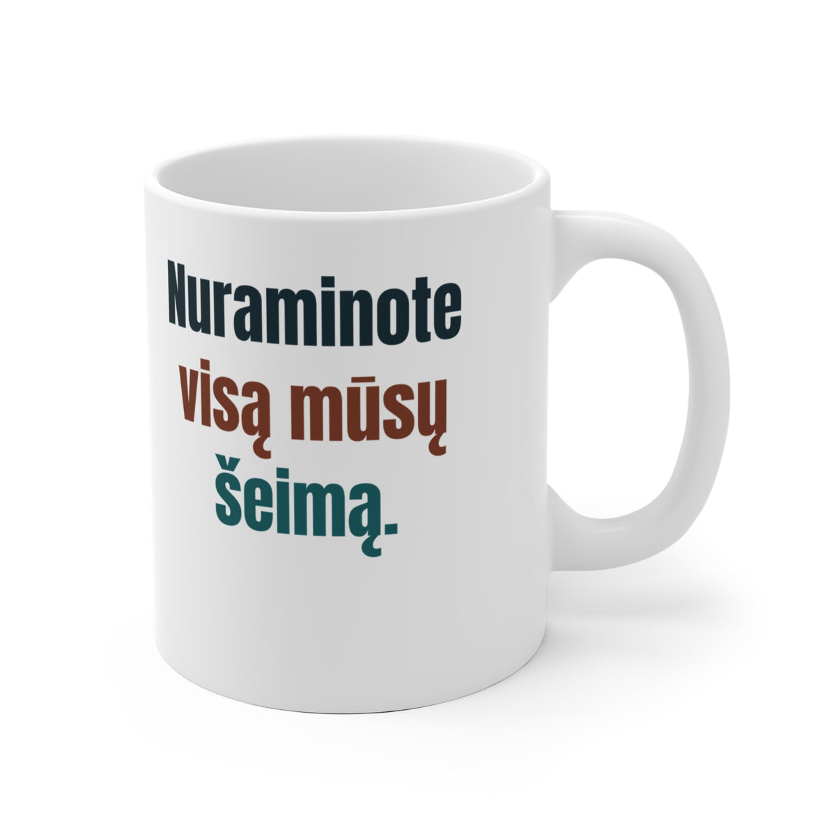 Nuraminote visą mūsų šeimą.