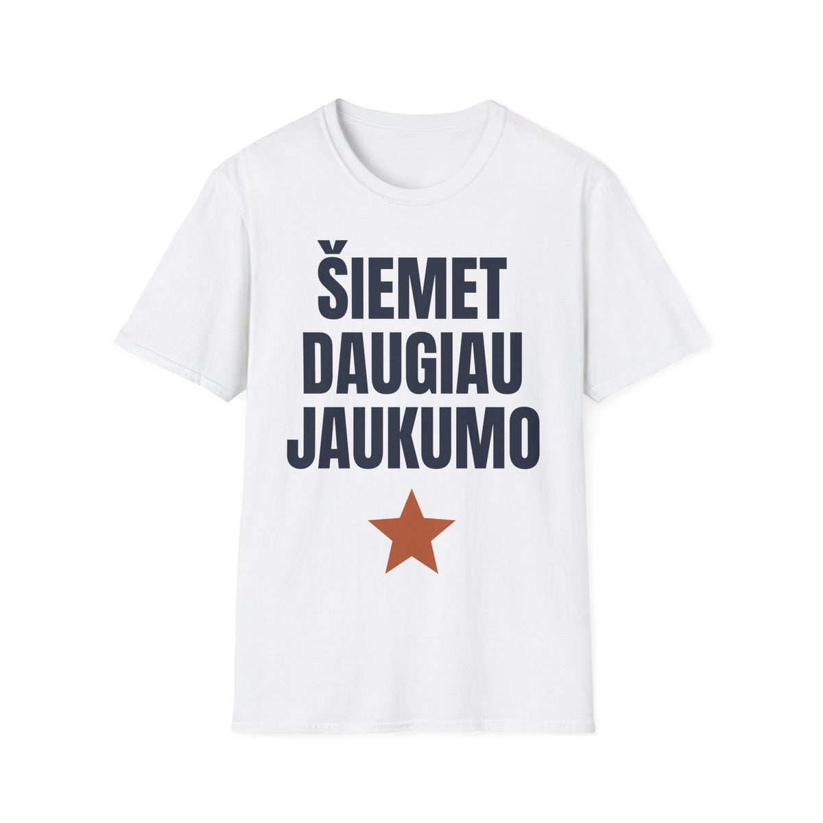 Šiemet daugiau jaukumo — Marškinėliai, spaudos vaizdas