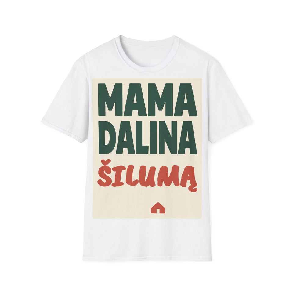 Mama dalina šilumą.