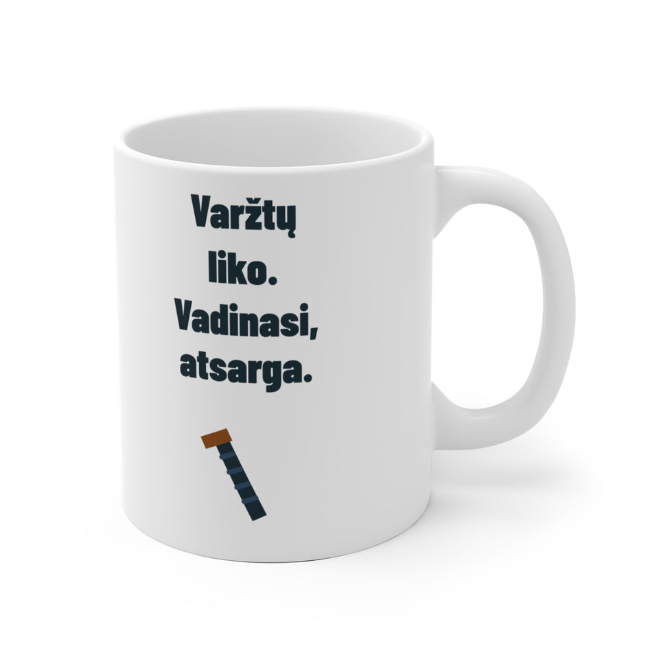 Varžtų liko. Vadinasi, atsarga.