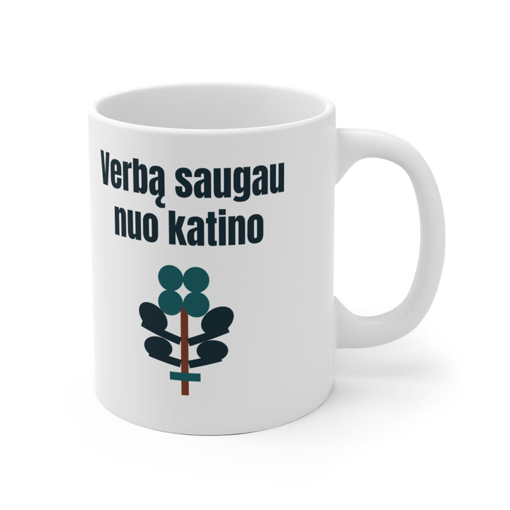 Verbą saugau nuo katino