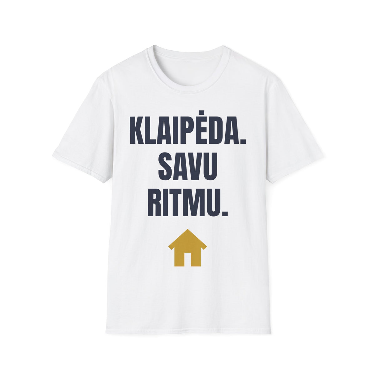 Klaipėda. Savu ritmu. — Marškinėliai, spauda priekyje