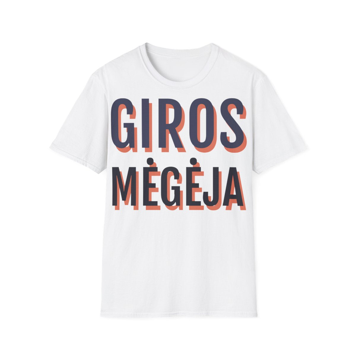 Marškinėliai „Giros mėgėja“ – balta