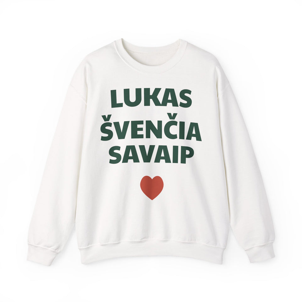 Lukas švenčia savaip — Džemperis, spauda priekyje