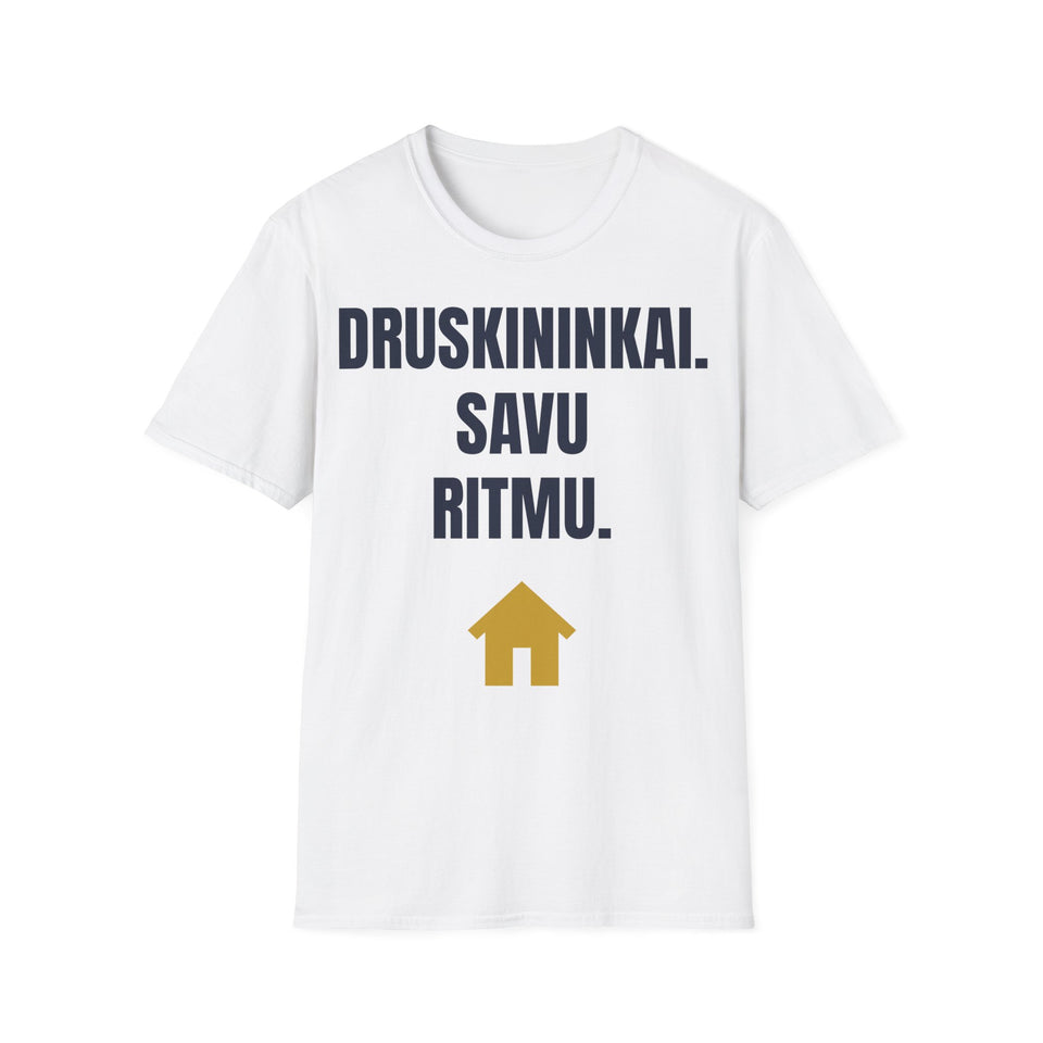 Druskininkai. Savu ritmu. — Marškinėliai, spauda priekyje