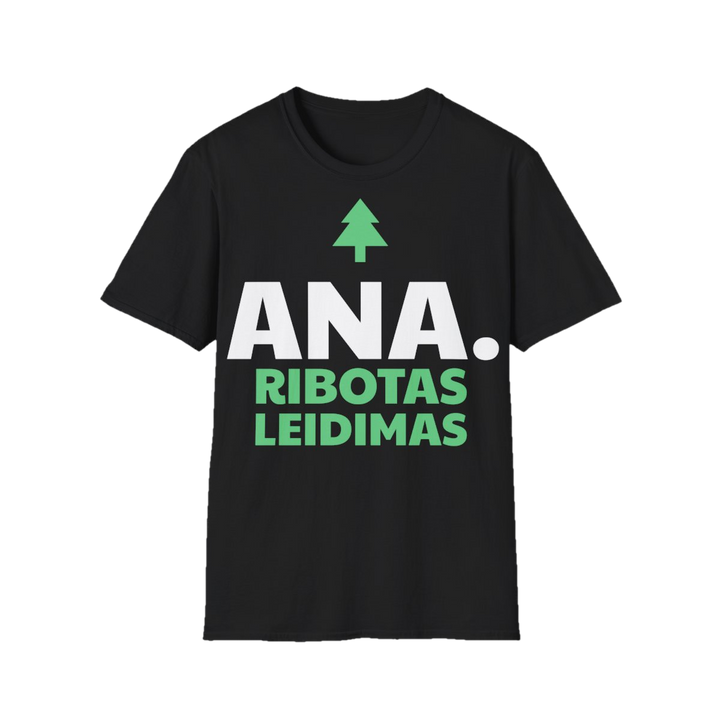 Marškinėliai „Ana. Ribotas leidimas“ – juoda