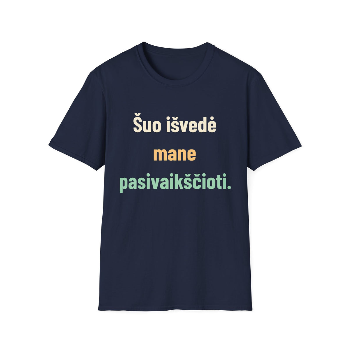 Šuo išvedė mane pasivaikščioti.