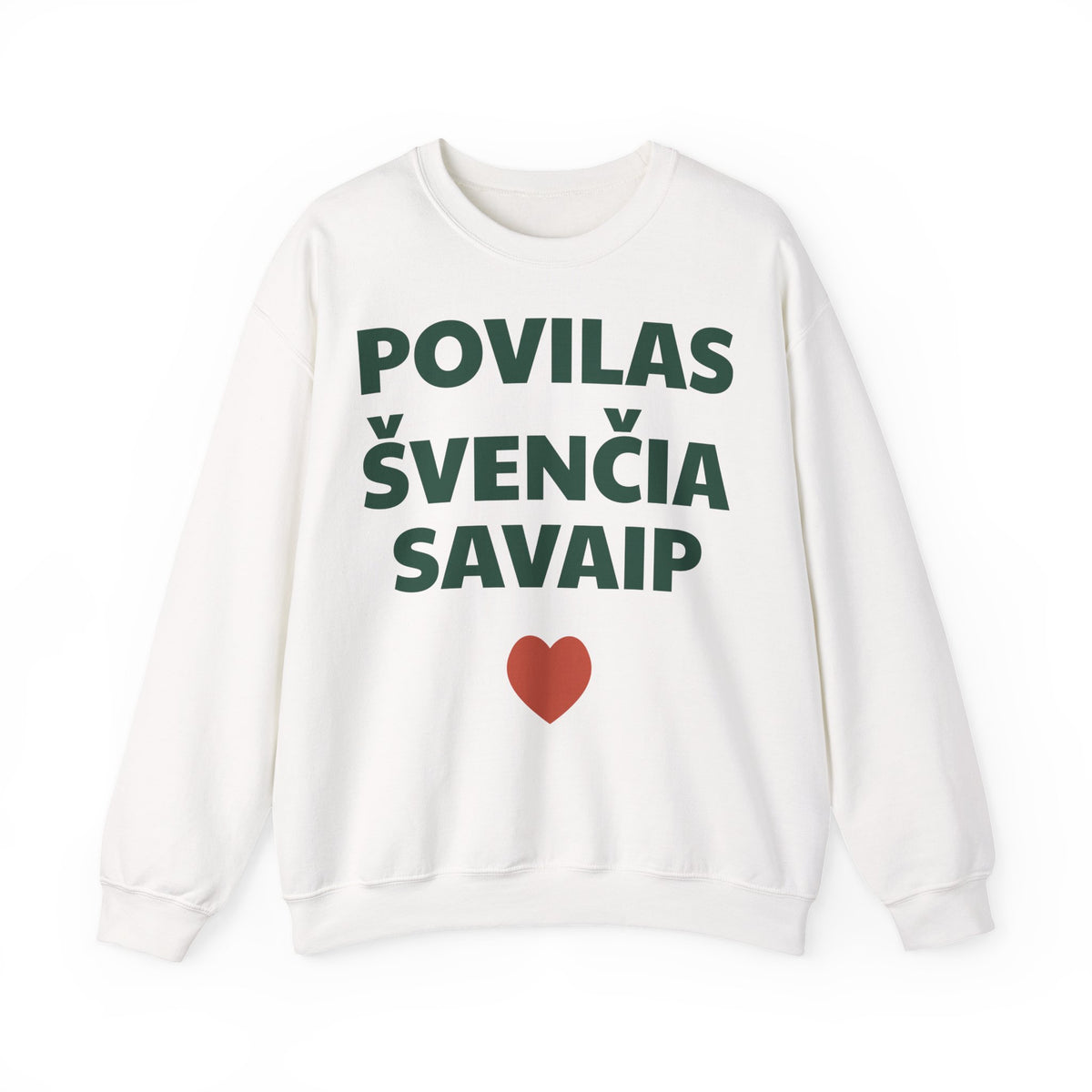 Povilas švenčia savaip — Džemperis, spauda priekyje
