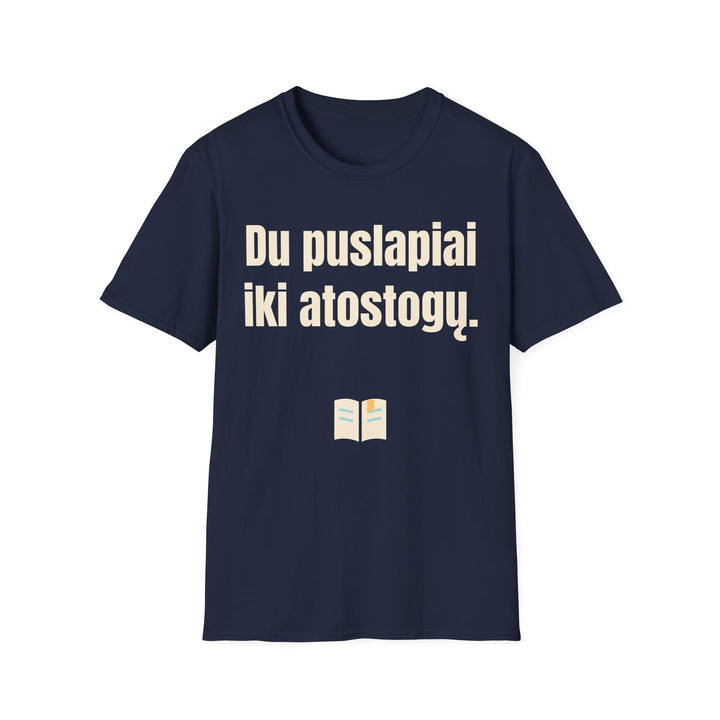 Du puslapiai iki atostogų.
