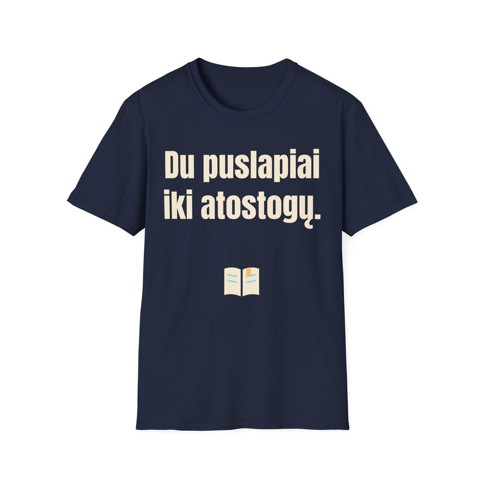 Du puslapiai iki atostogų.
