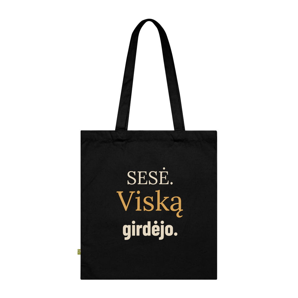 Sesė. Viską girdėjo – Juoda