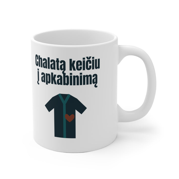 Chalatą keičiu į apkabinimą
